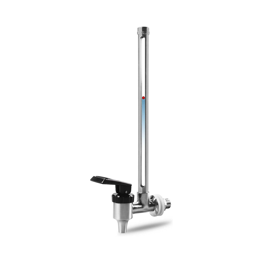 Robinet inox avec indicateur de niveau d’eau | euroguard