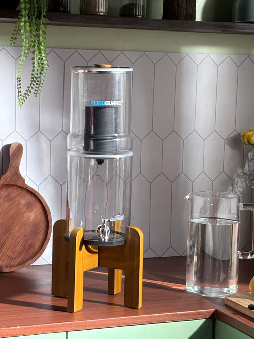 4L Filtre à gravité en verre fait main