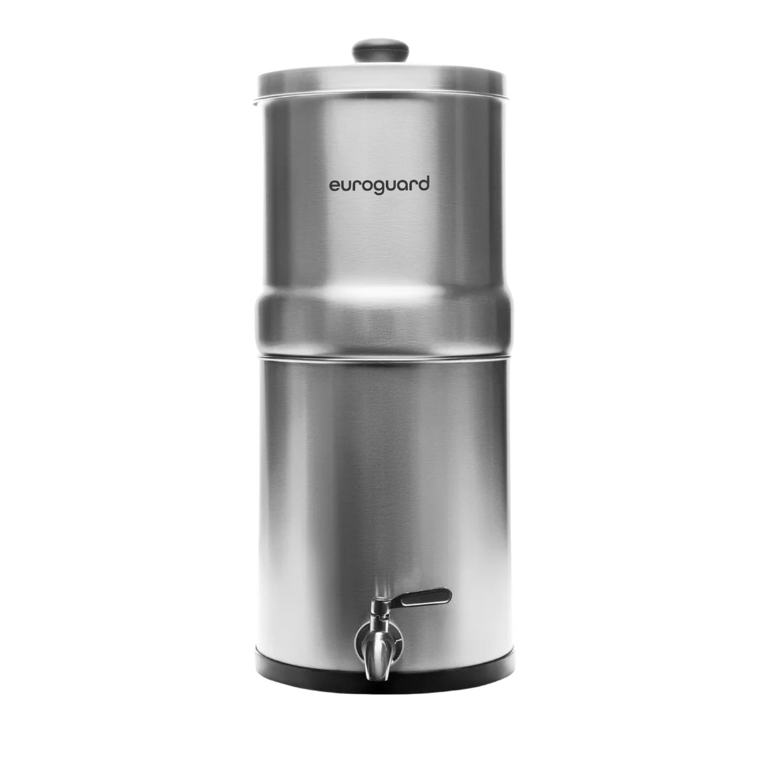 Système euroguard par gravité en acier inoxydable